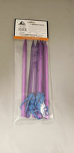 Load image into Gallery viewer, Liberty Mountain Purple Anodized Aluminum 9&quot; Y Tent Pegs / Stakes 6-Pack
