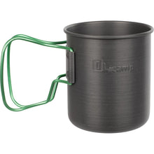 Load image into Gallery viewer, Olicamp Travel Mug Lime Space Saver Hard Anodized Backpacking Camping 327482
