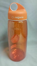 Load image into Gallery viewer, Nalgene N-Gen 53mm Wide Mouth 24oz Tritan Water Bottle Orange w/Orange Loop Lid
