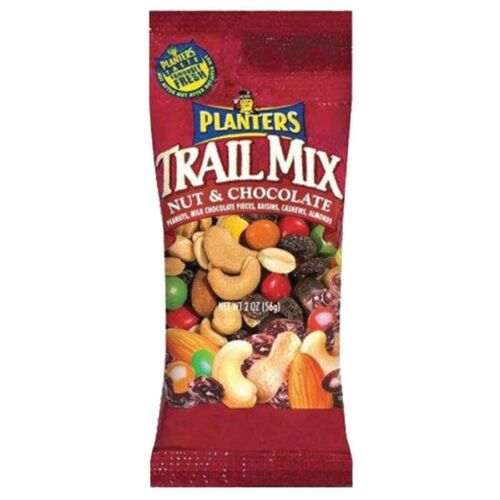 Planters Trail Mix Spicy Cajun Nut-Fruit & Nut-Nuts & Chocolate 3-Pack/2oz Bags