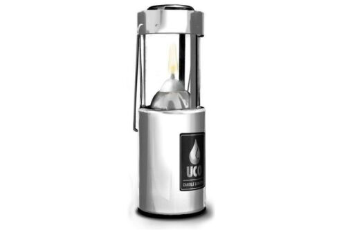 UCO Original Candle Lantern Ultralight Polished Aluminum Long Burning Light