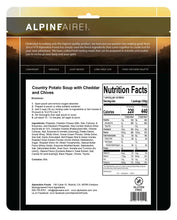 Load image into Gallery viewer, AlpineAire Country Potato Soup with Cheddar &amp; Chives 60120

