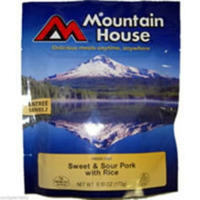 Load image into Gallery viewer, Mountain House Sweet &amp; Sour Pork w/Rice 2-Serve Entree Freeze Dried Camping Food
