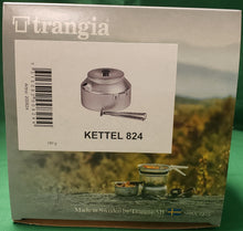 Load image into Gallery viewer, Trangia 0.9L Aluminum Kettle w/Lid &amp; Removable Side Handle BF200824
