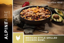 Load image into Gallery viewer, AlpineAire Mexican-Style Grilled Chicken Bowl Freeze Dried Camping Food 60335
