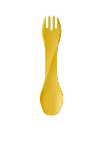 Humangear GoBites Uno Spoon/Fork Combo Utensil Yellow OEM - Sturdy BPA-Free