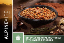 Load image into Gallery viewer, AlpineAire Spicy African Peanut Stew w/Sweet Potato Freeze Dried Camp Food 60135
