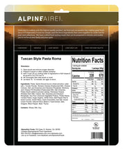 Load image into Gallery viewer, AlpineAire Tuscan Style Pasta Roma 60150

