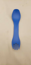 Load image into Gallery viewer, Humangear GoBites Uno Spoon/Fork Combo Utensil Dark Blue OEM - Sturdy BPA-Free
