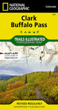Load image into Gallery viewer, National Geographic Trails Illustrated Colorado Clark, Buffalo Pass Topo Map TI00000117
