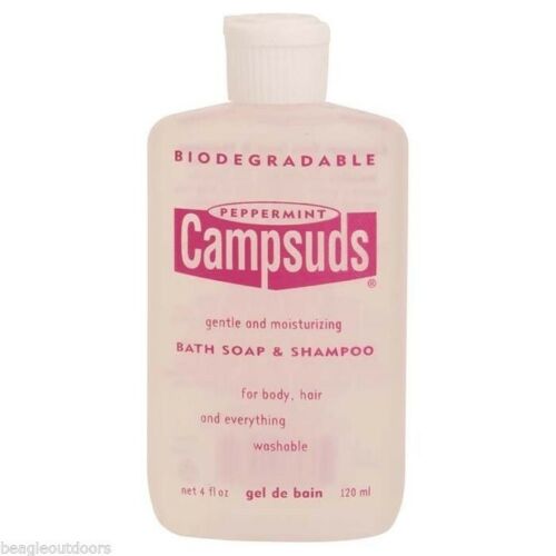 Sierra Dawn Campsuds Camp Soap 4oz Biodegradable Bath / Shampoo Peppermint
