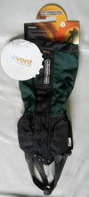 Load image into Gallery viewer, Outdoor Designs Perma eVENT Gaiter Small Green w/Front Zip/Storm Flap/Boot Strap
