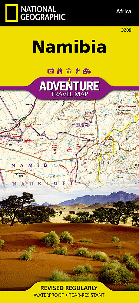 National Geographic Adventure Map Namibia AD00003209