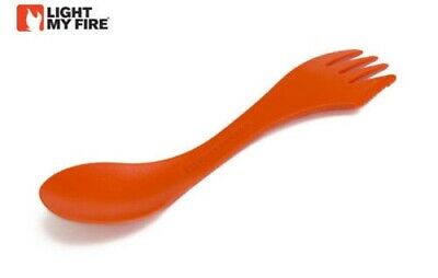 Light My Fire Spork Original Spoon-Fork-Knife Combo Utensil Orange