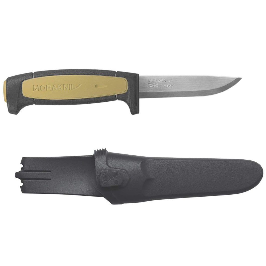Morakniv Basic 511 3.6'' C Steel Blade Desert Beige/Black Knife w/Sheath M-13248