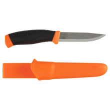 Load image into Gallery viewer, Morakniv Companion 4.1&#39;&#39; SS Blade Hi-Vis Orange/Black Knife w/Sheath OEM M-11824
