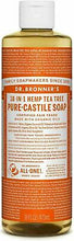 Load image into Gallery viewer, Dr Bronner&#39;s / Bronners 18-In-1 Hemp Tea Tree Pure-Castile Soap 16 oz Organic
