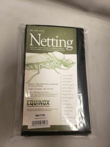 Equinox Packaged No-See-Um Mosquito Netting 54