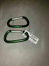 Load image into Gallery viewer, Liberty Mountain Multi-Biner 60mm (2.36&quot;) HA Aluminum Carabiners Green 2-Pack
