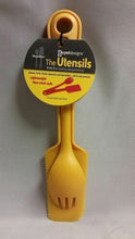 Load image into Gallery viewer, Guyot Designs Mealgear Utensils 5-In-1 Spoon-Fork-Knife-Spatula-Spreader Yellow
