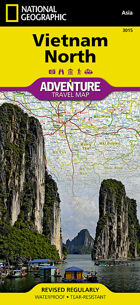 National Geographic Adventure Map Vietnam North AD00003015