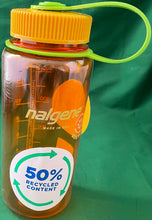Load image into Gallery viewer, Nalgene Wide Mouth 16 oz Sustain Bottle Clementine 2020-0616
