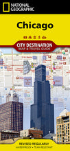 Load image into Gallery viewer, National Geographic City Destination Map Chicago IL DC01020311
