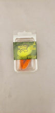 Load image into Gallery viewer, Mudville Catmaster Orange Dip Worm/Bait Catfish Lure w/Treble Hook/Leader 2-Pack
