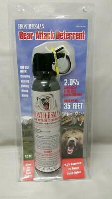 Sabre Frontiersman Bear Spray 9.2oz (No Holster) Maximum Strength 35' Range