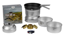 Load image into Gallery viewer, Trangia Storm Cooker 25-4 UL Alcohol Stove Set w/Pots/Kettle/Non-Stick Fry Pan
