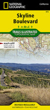 Load image into Gallery viewer, National Geographic California Skyline Boulevard Trails Illustrated Map TI00000815
