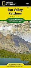 Load image into Gallery viewer, National Geographic Trails Illustrated ID Sun Valley, Ketchum Topo Map TI00000871
