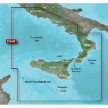 Load image into Gallery viewer, Garmin BlueChart g3 Vision HD - VEU460S - Sicily to Lido di Ostia - microSD/SD [010-C0804-00]
