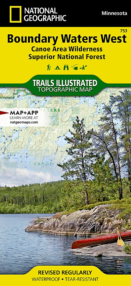 National Geographic Trails Illustrated MN West Superior National Forest Map TI00000753