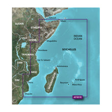 Load image into Gallery viewer, Garmin BlueChart g3 Vision HD - VAF001R - Eastern Africa - microSD/SD [010-C0747-00]
