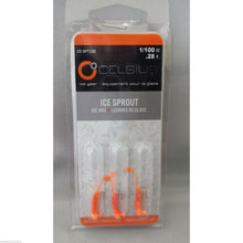 Load image into Gallery viewer, Celsius Ice Sprout 1/100 .28g Jig head Orange CE-SPT100ORG Fishing Lure 3-Pack
