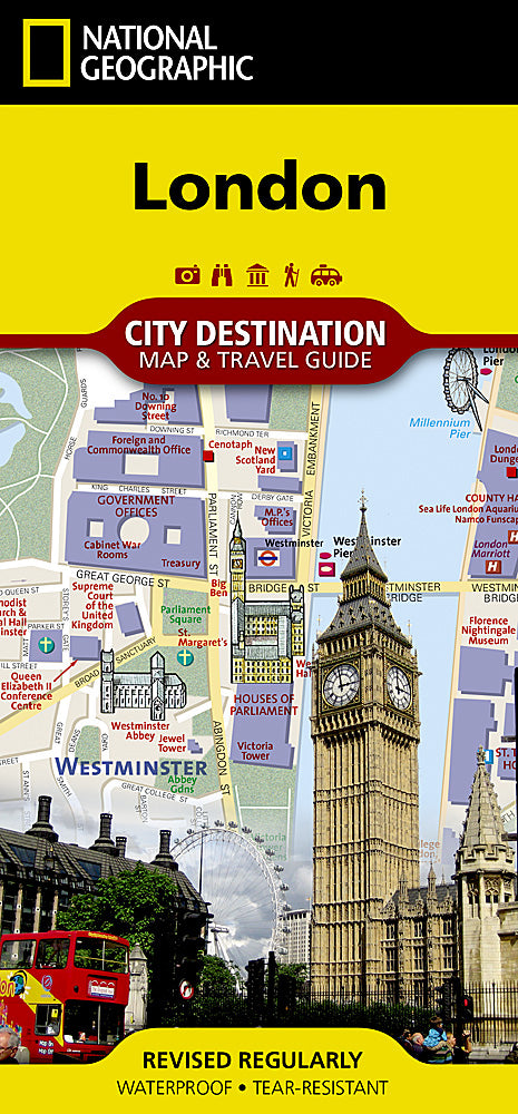 National Geographic City Destination Map London UK DC00620355