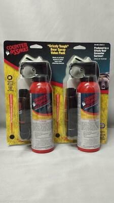 Counter Assault Bear Deterrent 8.1 oz with Holster Pepper Spray All Bears 2-Pack