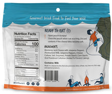 Load image into Gallery viewer, Bushka&#39;s Kitchen Pepper Jack Cheese Bites 10-Servings Freeze Dried Food Pouch

