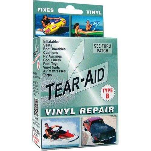 Tear-Aid Patch Kit w/Tape, Patches & Alcohol Prep Type B - All Vinyl Repair