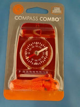 Load image into Gallery viewer, Ultimate Survival UST Combo Compass w/Thermometer, Whistle, Breakaway Lanyard
