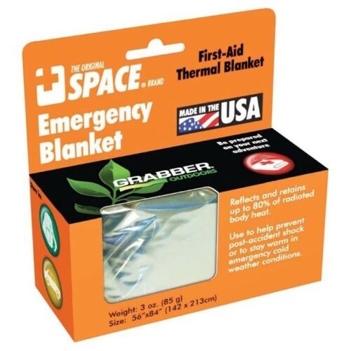 Grabber Outdoors Space Emergency Thermal Blanket 56
