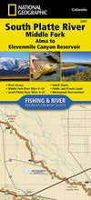 Load image into Gallery viewer, National Geographic South Platte River Middle Fork Fishing Recreation Map Guide
