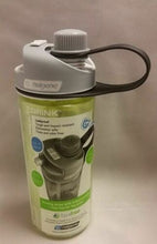 Load image into Gallery viewer, Nalgene Multidrink 20oz Green Bottle w/Gray Cap BPA-Free Wide/Narrow/Straw Lid
