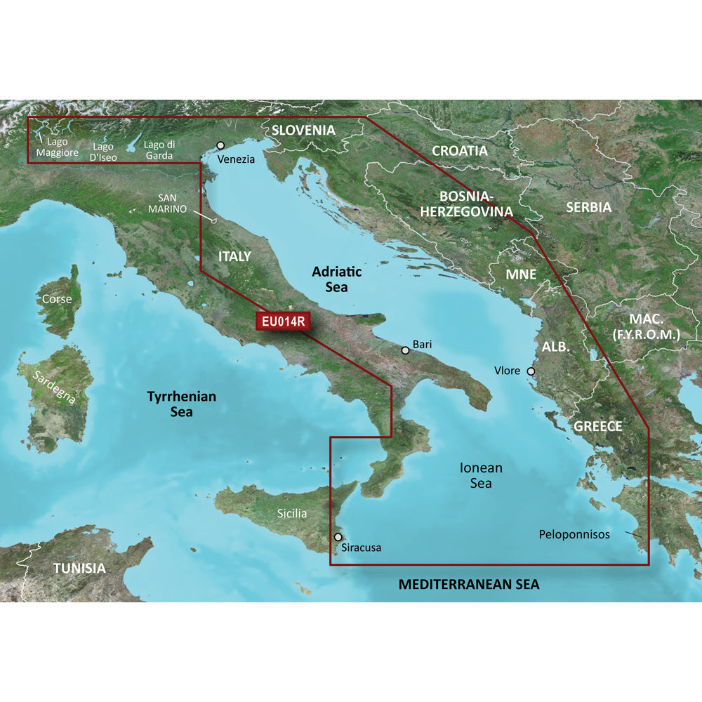 Garmin BlueChart g3 Vision HD - VEU014R - Italy, Adriatic Sea - microSD/SD [010-C0772-00]