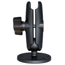 Load image into Gallery viewer, RAM Mount Double Socket Arm w/2.5&quot; Round Base [RAM-B-103U]
