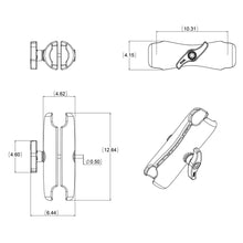 Load image into Gallery viewer, RAM Mount Double Socket Arm f/3.38&quot; E Size Ball Bases [RAM-E-201U]
