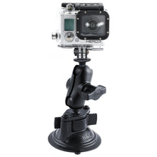 Load image into Gallery viewer, RAM Mount GoPro Hero Short Arm Suction Cup Mount [RAM-B-166-A-GOP1U]
