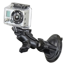 Load image into Gallery viewer, RAM Mount GoPro Hero Short Arm Suction Cup Mount [RAM-B-166-A-GOP1U]
