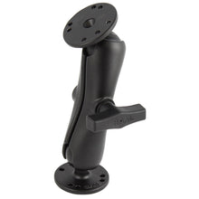 Load image into Gallery viewer, RAM Mount 1.5&quot; Ball Double Socket Arm w/2 2.5&quot; Round Bases - AMPs Pattern [RAM-101U]
